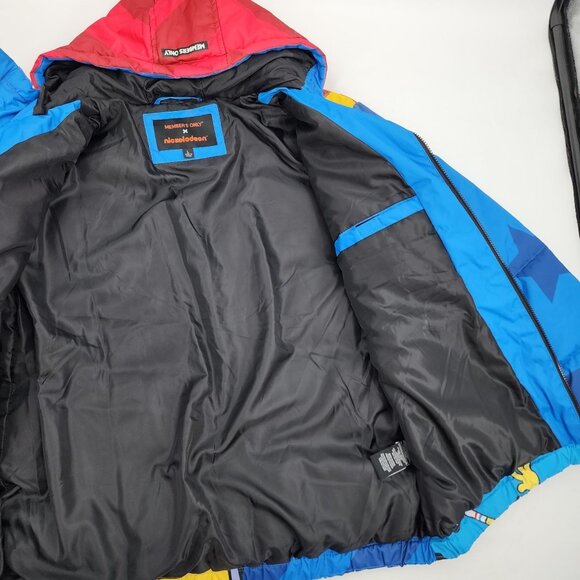 Members Only Nickelodeon Jacket CatDog Rugrats Hey Arnold Spongebob Large NEW - Picture 11 of 13